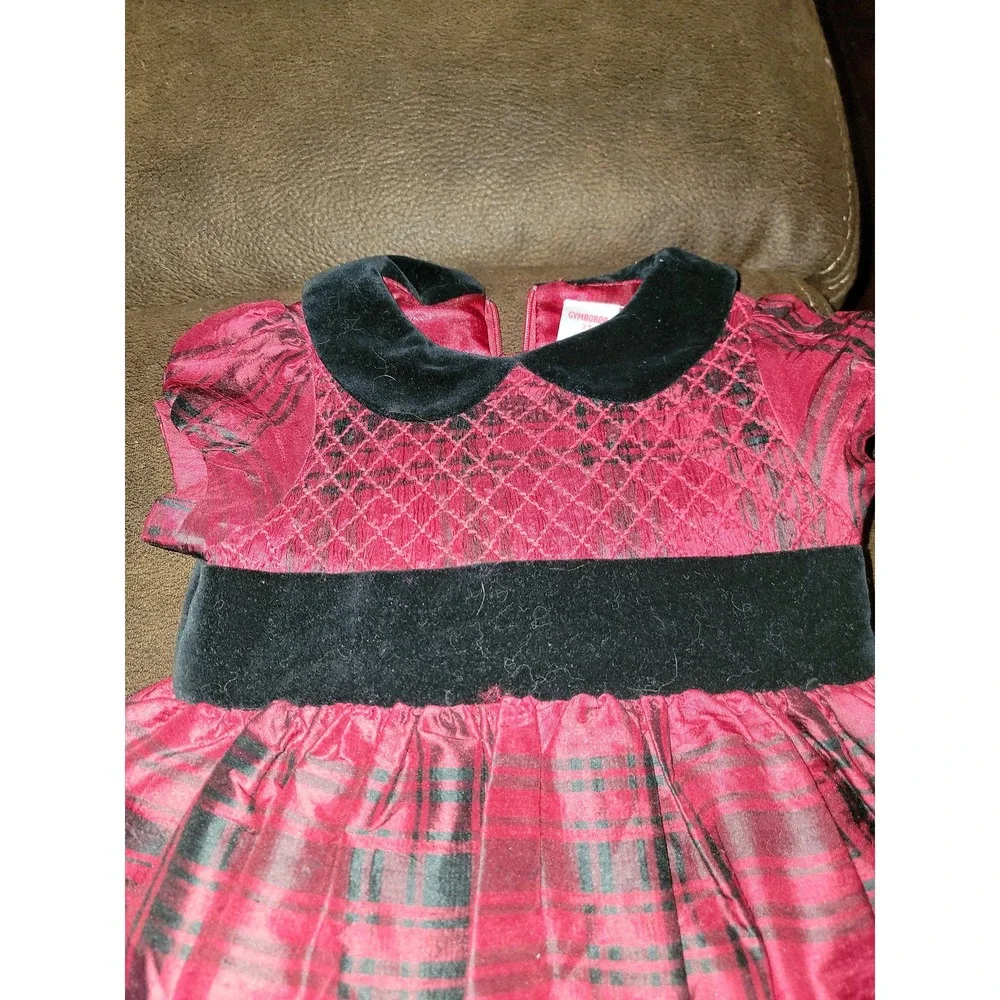 Gymboree Christmas‎ classic holiday plaid dress size 2t
